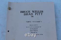 12 Twelve Monkeys Bruce Willis Brad Pitt Production Draft Movie Script Peoples