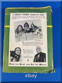 1899 1903 1939 Movie Version The Original Oz Book The Wizard Of Oz & Dust Jacket