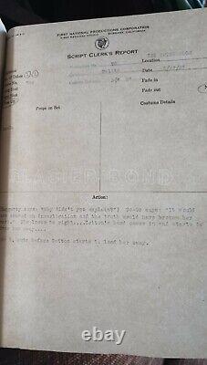 1927 Hard Boiled Haggerty Silent Film Script Scene 251-515 First National Studio