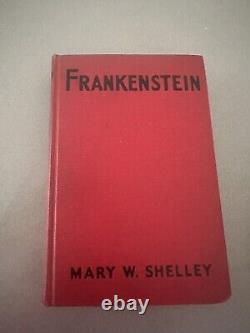 1931 Grosset & Dunlap Frankenstein by Mary Shelly HC Book film photoplay 1st