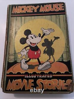 1931 Mickey Mouse Illustrated Movie Stories David Mckay Walt Disney Book