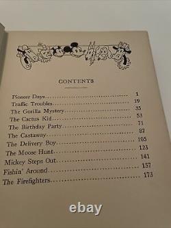 1931 Mickey Mouse Illustrated Movie Stories David Mckay Walt Disney Book