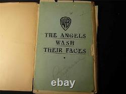 1939 Angels wash their faces Orig Movie Continuity Script MS18