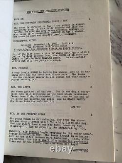 1941, Movie SHOOTING Script, Robert Zemeckis, The Night The Japanese Attacked