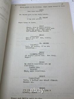 1942 Original Script EDGAR KENNEDY short film Sally Payne Screenplay Short Film