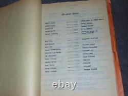 1943 Betty Grable The Dolly Sisters Movie Script First Draft Continuity