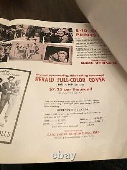 1955 GUYS AND DOLLS Original Promotional Movie Theater Press Book Frank Sinatra