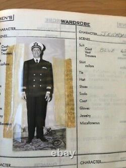 1958 JERRY LEWIS DON'T GIVE UP THE SHIP MOVIE SCRIPT with WARDROBE PHOTOS