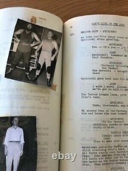 1958 JERRY LEWIS DON'T GIVE UP THE SHIP MOVIE SCRIPT with WARDROBE PHOTOS