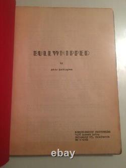 1958 Original Bullwhip Western Movie Script By Adele Buffington & 8 Press Photos