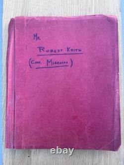 1958 Robert Keith Personal Script Screenplay For The Tempest Movie Capt. Miranov