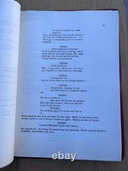 1958 Robert Keith Personal Script Screenplay For The Tempest Movie Capt. Miranov