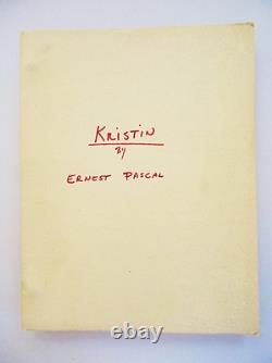 1960 KRISTIN Unproduced SCREENPLAY by ERNEST PASCAL of SIGRID UNDSET Novel