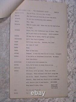 1960 THE MAGNIFICENT SEVEN Vintage Hollywood Western Screenplay Script KUROSAWA