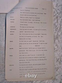 1960 THE MAGNIFICENT SEVEN Vintage Hollywood Western Screenplay Script KUROSAWA