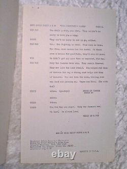 1960 THE MAGNIFICENT SEVEN Vintage Hollywood Western Screenplay Script KUROSAWA