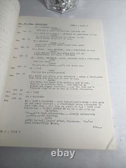 1965 THE SECRET OF MY SUCCESS Original Movie Script Continuity James Booth, MGM
