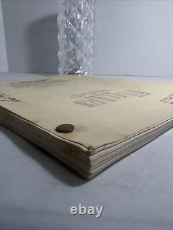 1965 THE SECRET OF MY SUCCESS Original Movie Script Continuity James Booth, MGM