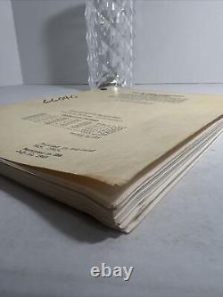 1965 THE SECRET OF MY SUCCESS Original Movie Script Continuity James Booth, MGM