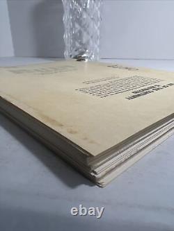 1965 THE SECRET OF MY SUCCESS Original Movie Script Continuity James Booth, MGM