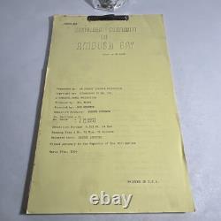 1966 AMBUSH BAY Original Movie Script Continuity