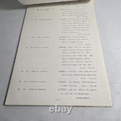 1966 AMBUSH BAY Original Movie Script Continuity