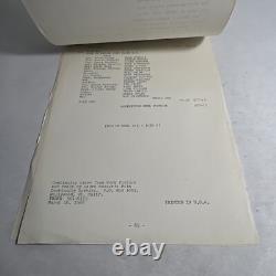 1966 AMBUSH BAY Original Movie Script Continuity