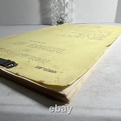 1966 AMBUSH BAY Original Movie Script Continuity