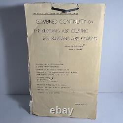 1966 THE RUSSIANS ARE COMING War Comedy Movie Script Alan Arkin, Carl Reiner