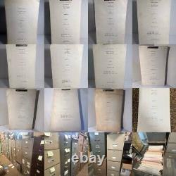 1967-1983 WALT DISNEY Original Movie Script LOT of 12 Rare Disney Collection
