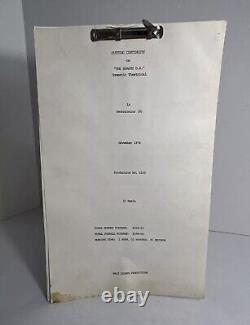 1967-1983 WALT DISNEY Original Movie Script LOT of 12 Rare Disney Collection