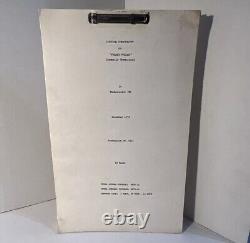 1967-1983 WALT DISNEY Original Movie Script LOT of 12 Rare Disney Collection