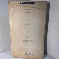1967-1983 WALT DISNEY Original Movie Script LOT of 12 Rare Disney Collection