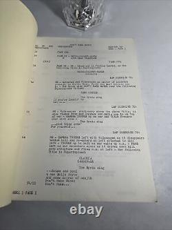 1967 DON'T MAKE WAVES Original SHARON TATE & Tony Curtis Sex Comedy Movie Script