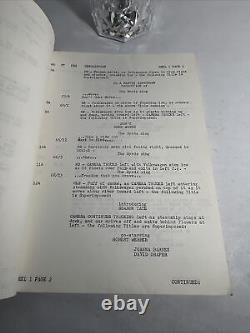 1967 DON'T MAKE WAVES Original SHARON TATE & Tony Curtis Sex Comedy Movie Script
