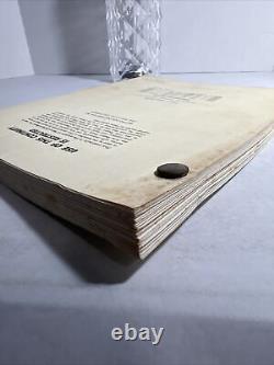 1967 DON'T MAKE WAVES Original SHARON TATE & Tony Curtis Sex Comedy Movie Script