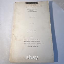 1967 THE HAPPIEST MILLIONAIRE Original Walt Disney Film Movie Script Continuity