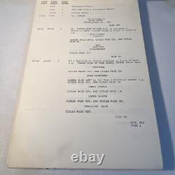 1967 THE HAPPIEST MILLIONAIRE Original Walt Disney Film Movie Script Continuity