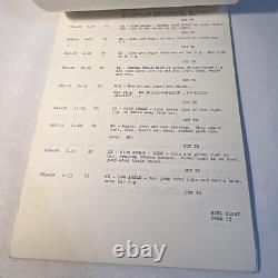 1967 THE HAPPIEST MILLIONAIRE Original Walt Disney Film Movie Script Continuity