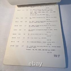 1967 THE HAPPIEST MILLIONAIRE Original Walt Disney Film Movie Script Continuity