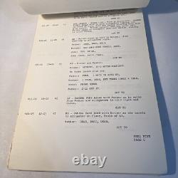 1967 THE HAPPIEST MILLIONAIRE Original Walt Disney Film Movie Script Continuity
