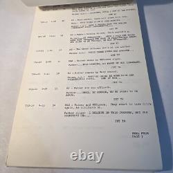 1967 THE HAPPIEST MILLIONAIRE Original Walt Disney Film Movie Script Continuity