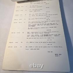 1967 THE HAPPIEST MILLIONAIRE Original Walt Disney Film Movie Script Continuity