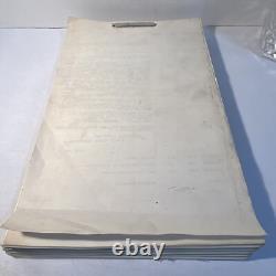 1967 THE HAPPIEST MILLIONAIRE Original Walt Disney Film Movie Script Continuity