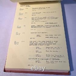 1969 CROSSPLOT Original Movie Script Continuity Roger Moore, Claudie Lange