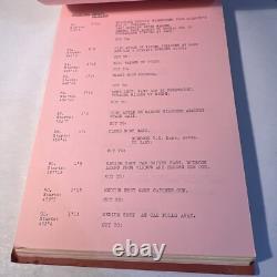 1969 CROSSPLOT Original Movie Script Continuity Roger Moore, Claudie Lange