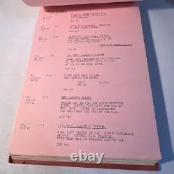 1969 CROSSPLOT Original Movie Script Continuity Roger Moore, Claudie Lange
