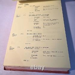 1969 CROSSPLOT Original Movie Script Continuity Roger Moore, Claudie Lange