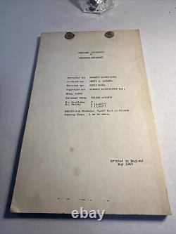 1969 MOSQUITO SQUADRON Original Movie Script Continuity David McCallum, S. Neve