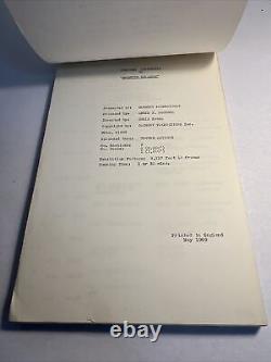 1969 MOSQUITO SQUADRON Original Movie Script Continuity David McCallum, S. Neve